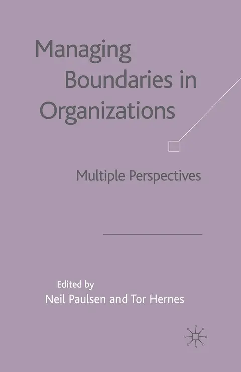Cover of Managing Boundaries in Organizations