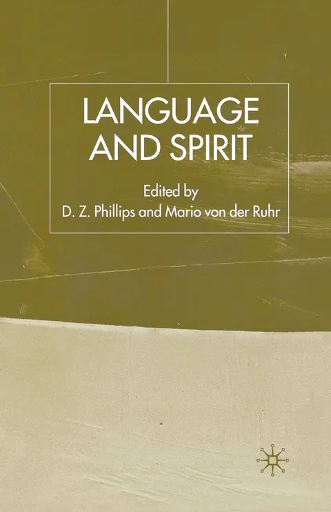 Cover of Language and Spirit