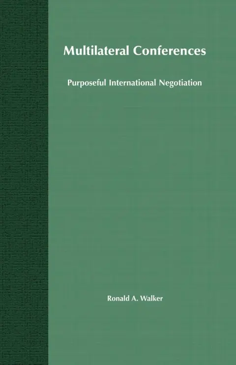 Cover of Multilateral Conferences