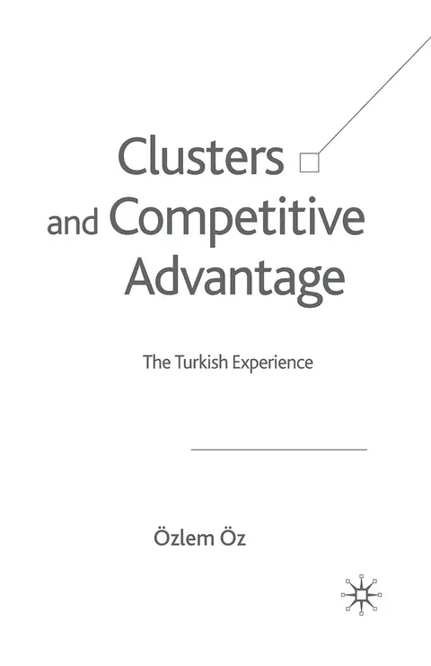 Cover of Clusters and Competitive Advantage