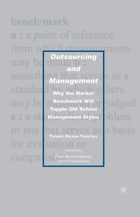 Cover of Outsourcing and Management