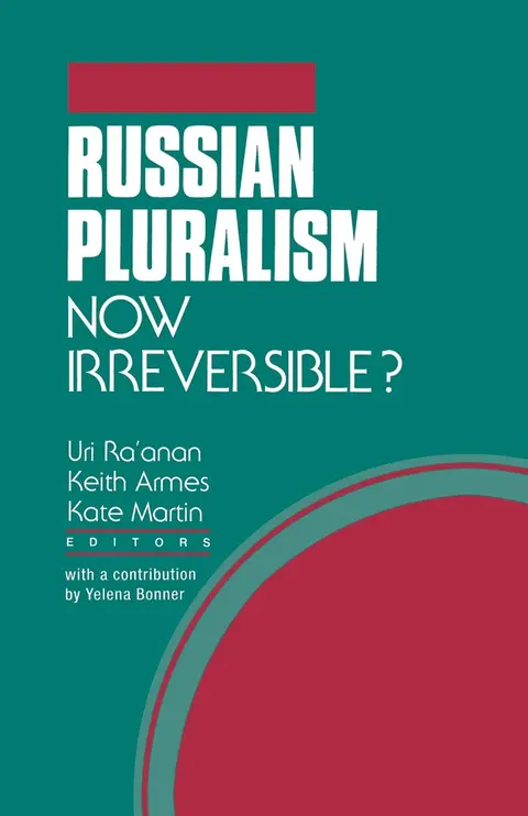 Cover of Russian Pluralism