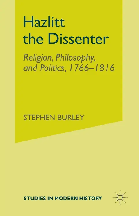 Cover of Hazlitt the Dissenter