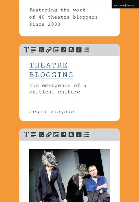 Cover of Theatre Blogging