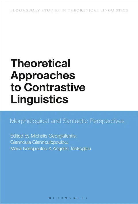 Cover of Contrastive Studies in Morphology and Syntax