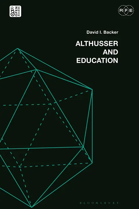 Cover of Althusser and Education