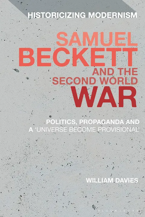 Cover of Samuel Beckett and the Second World War