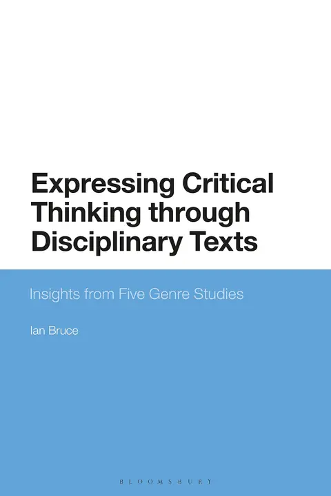 Cover of Expressing Critical Thinking through Disciplinary Texts