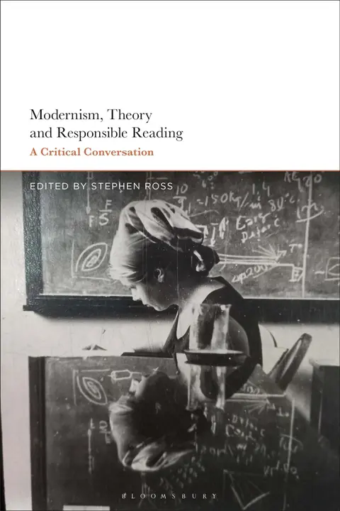 Cover of Modernism, Theory, and Responsible Reading