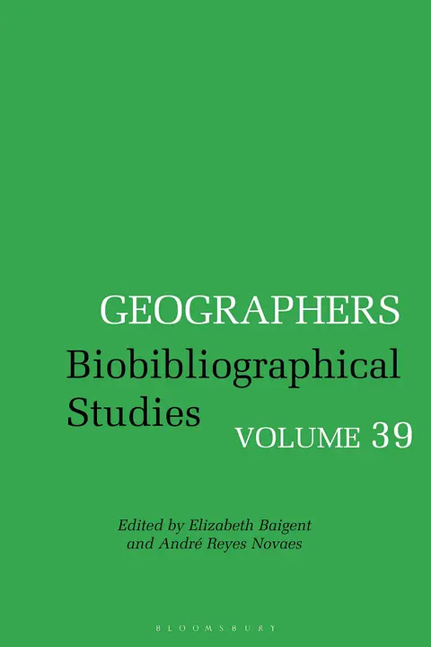 Cover of Geographers