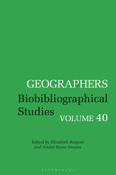 Cover of Geographers