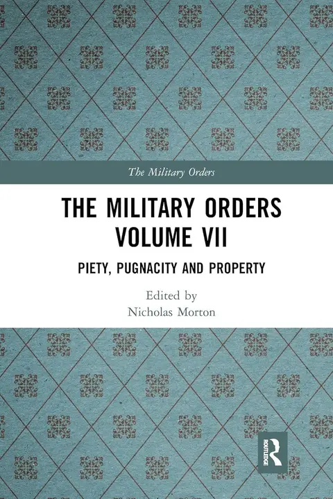 Cover of The Military Orders Volume VII