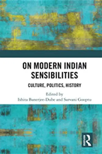 Cover of On Modern Indian Sensibilities