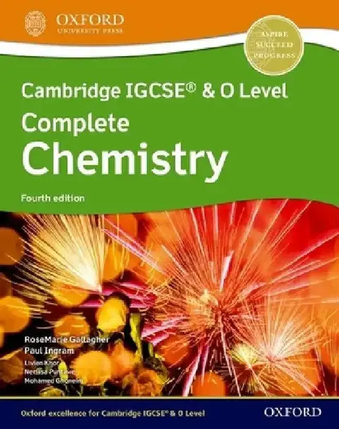 Cover of Cambridge Igcse and O Level Complete Chemistry 4th Edition