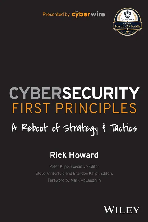 Cover of Cybersecurity First Principles