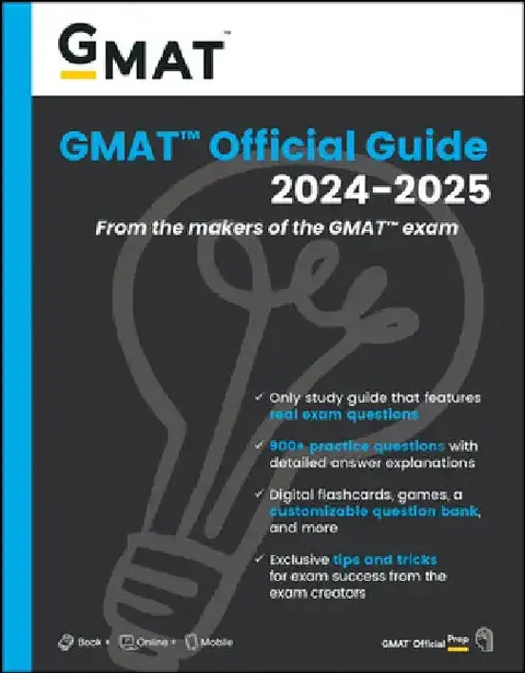 Cover of GMAT Official Guide 2024-2025