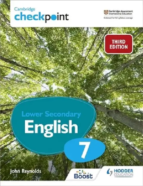 Cover of Cambridge Checkpoint Lower Secondary English Student's Book 7