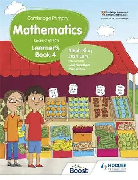 Cover of Cambridge Primary Mathematics Learner's Book 4 Second Edition