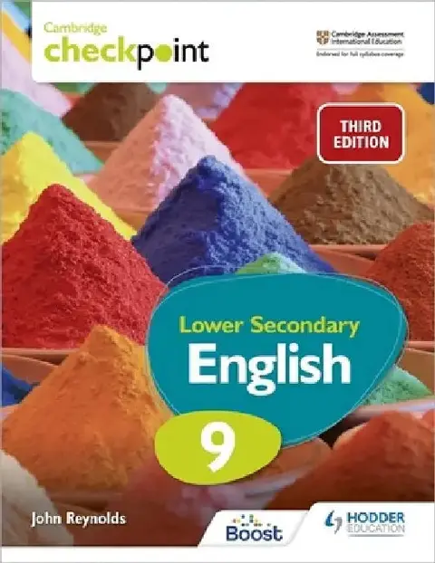 Cover of Cambridge Checkpoint Lower Secondary English Student's Book 9 Third Edition