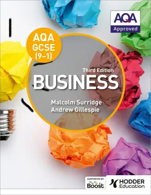 Cover of AQA GCSE (9-1) Business, Third Edition