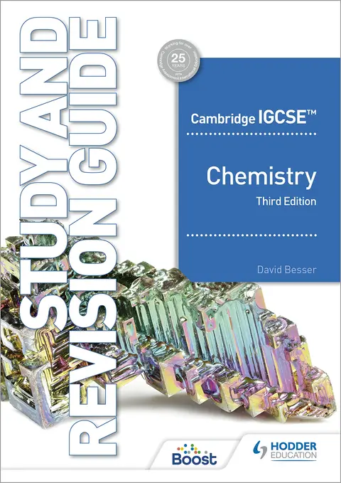 Cover of Cambridge IGCSE Chemistry Study and Revision Guide