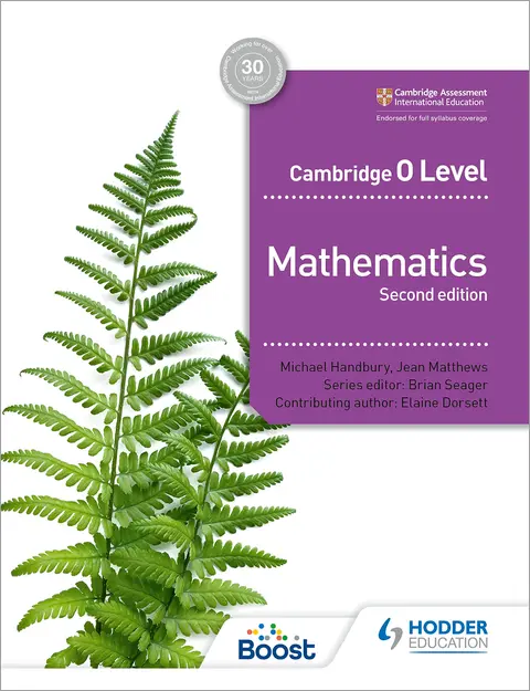 Cover of Cambridge O Level Mathematics Second edition