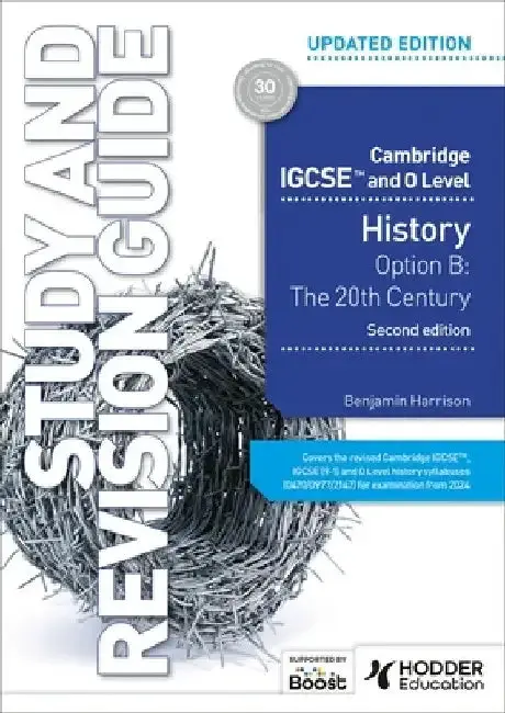 Cover of Cambridge IGCSE and O Level History Study and Revision Guide, Second Edition