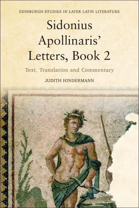 Cover of Sidonius Apollinaris’ Letters