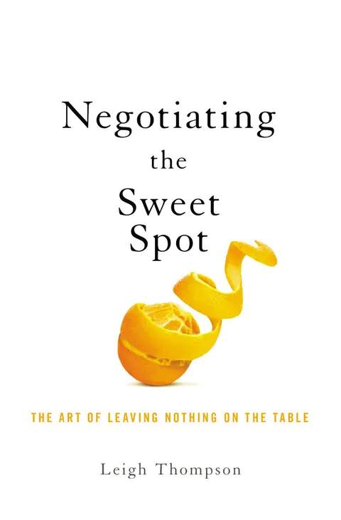 Cover of Negotiating the Sweet Spot