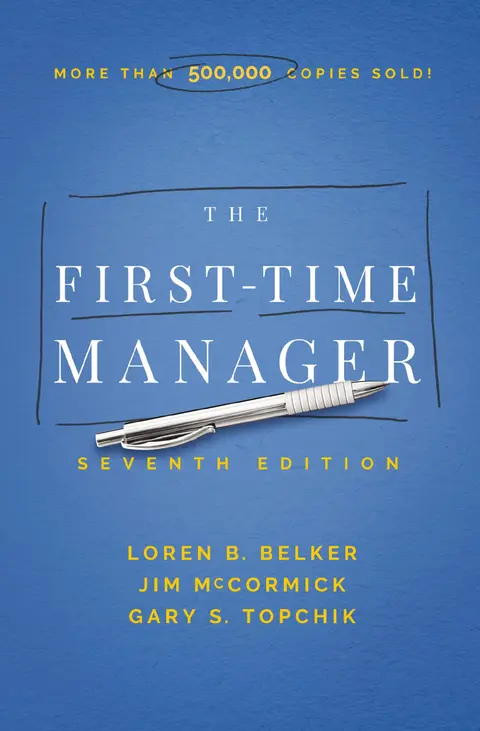Cover of First Time Manager Sc