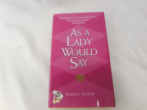 Cover of As a Lady Would Say
