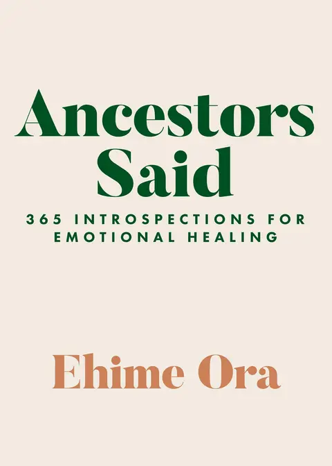 Cover of Ancestors Said