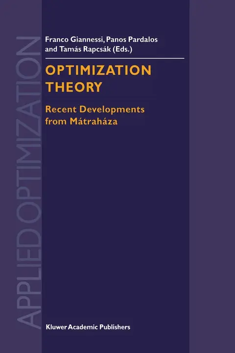 Cover of Optimization Theory