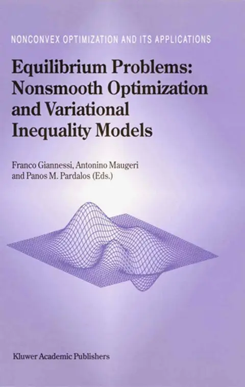 Cover of Equilibrium Problems