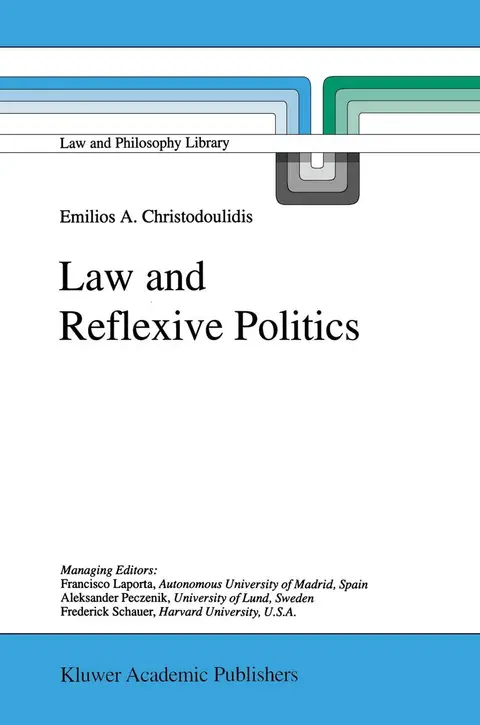 Cover of Law and Reflexive Politics