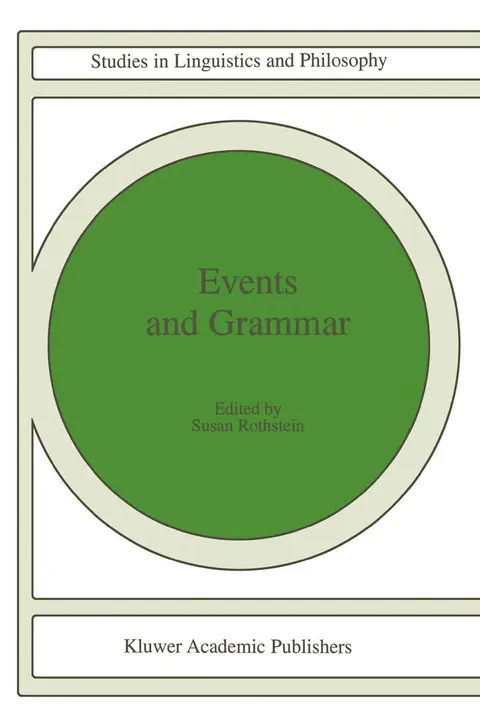 Cover of Events and Grammar