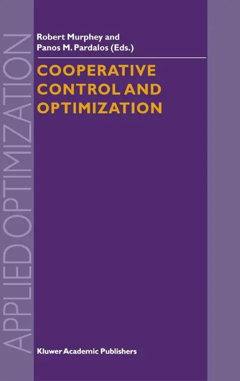 Cover of Cooperative Control and Optimization