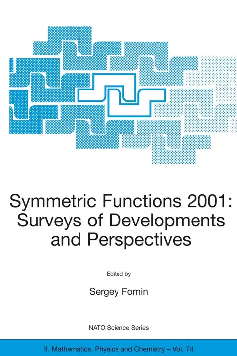 Cover of Symmetric Functions 2001