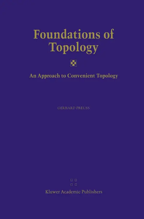 Cover of Foundations of Topology