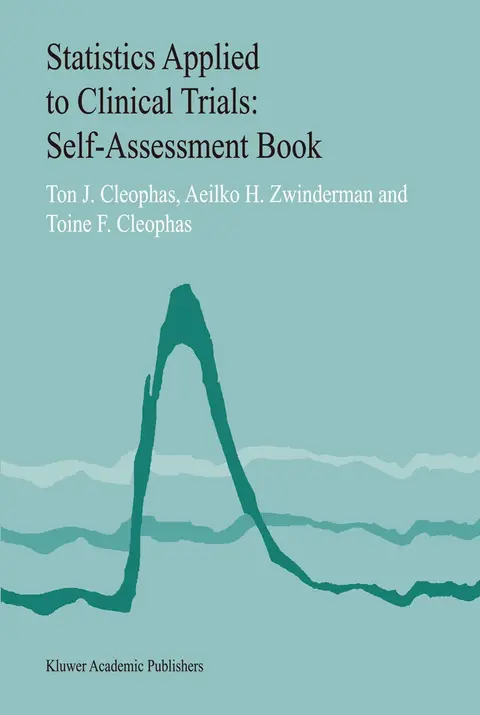 Cover of Statistics Applied to Clinical Trials