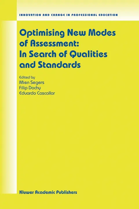 Cover of Optimising New Modes of Assessment