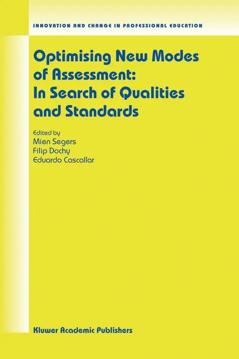 Cover of Optimising New Modes of Assessment