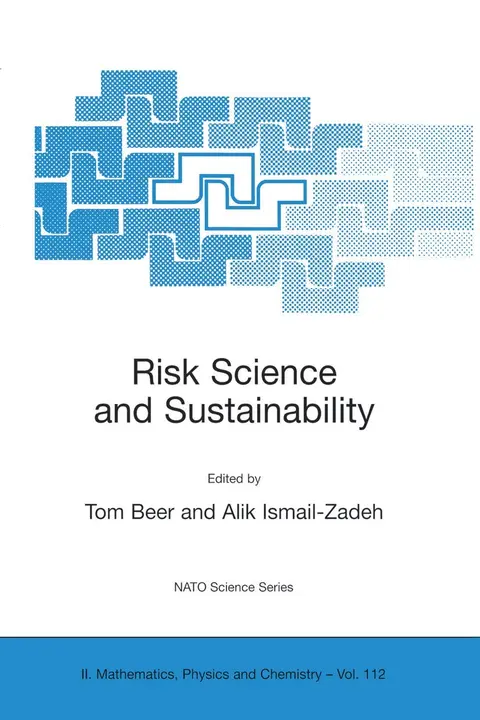 Cover of Risk Science and Sustainability