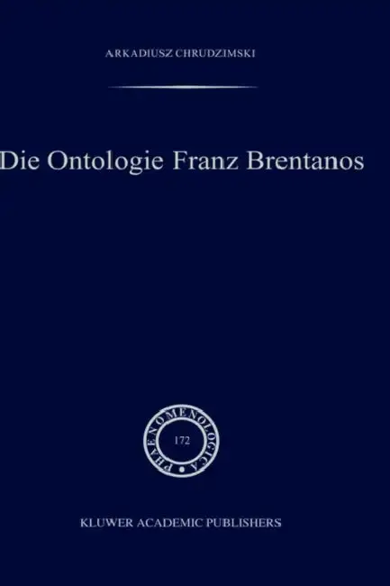 Cover of Die Ontologie Franz Brentanos