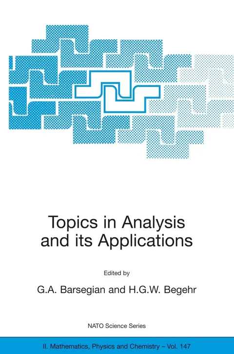 Cover of Topics in Analysis and Its Applications