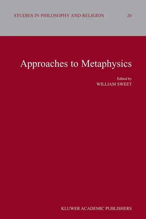 Cover of Approaches to Metaphysics (hb)