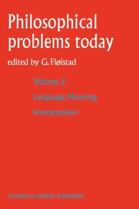 Cover of Language, Meaning, Interpretation