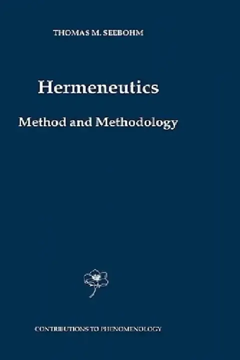 Cover of Hermeneutics. Method and Methodology