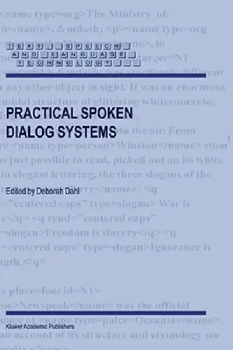 Cover of Practical Spoken Dialog Systems