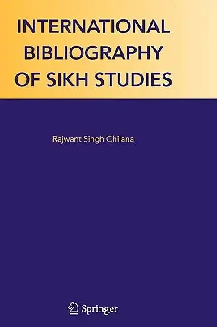 Cover of International Bibliography of Sikh Studies